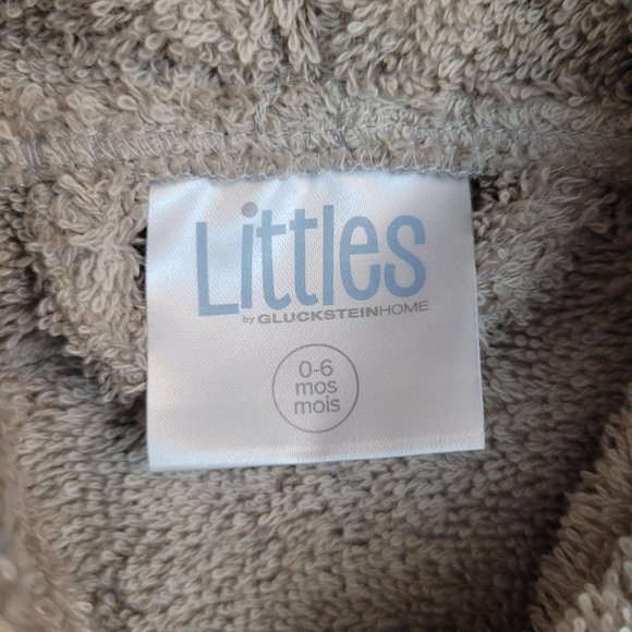 62. Littles hooded bathrobe.  0 - 6 months.  NWT - Picture 4 of 6
